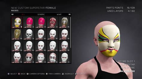 Plus, it's the best thing to do if you're not into the whole tiktok community but just (mimicking popular songs, dances, and tv show scenes are great for stories!) WWE 2K17: CAW Female. Caps and Masks - YouTube