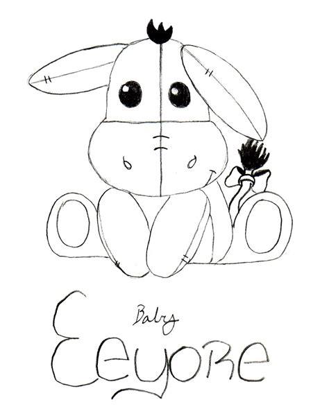 Baby Eeyore For Ash By Invaderpan On Deviantart