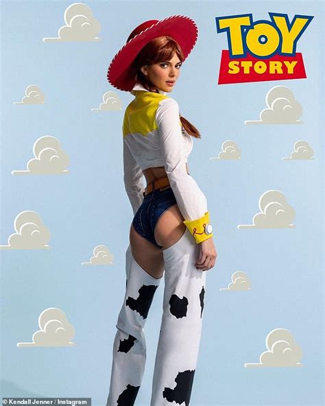 Kendall Jenner Transforms Into Jessie From Toystory For Halloween