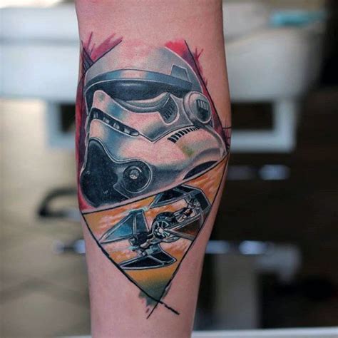 Star wars tattoo by inal bersekov #inalbersekov #besttattoos #blackandgrey #starwars #movietattoos #lukeskywalker #yoda #lightsaber #realism #realistic #hyperrealism #scifi #galaxy #portrait #tattoooftheday. 45 Best Star Wars Tattoo Designs in 2017