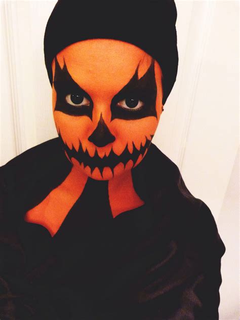 Halloween Pumpkin Makeup By Cass Lloyd Face Painting Halloween