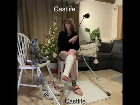 Matilda Puts A Plaster Slc Cast On Her Leg Christmas Gift Minutes Clip She Speaks English