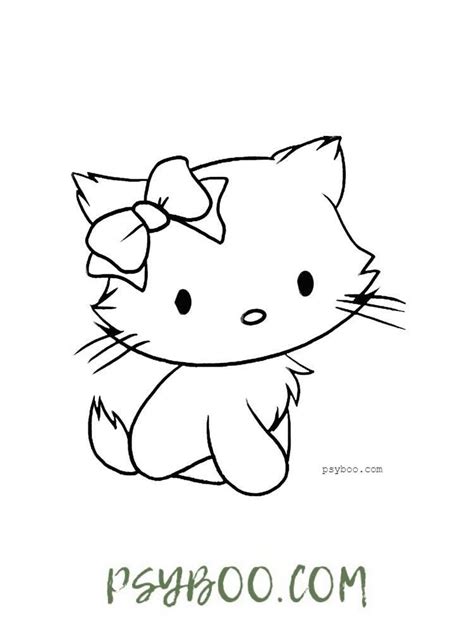 cute kitten coloring page  cats coloring books  print