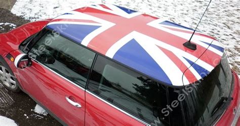 Mini Cooper Union Jack Roof Wrap By Steel Skinz Graphics