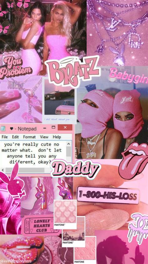 pink baddie wallpapers gun and money money aesthetic posters redbubble dec 5 2019 explore