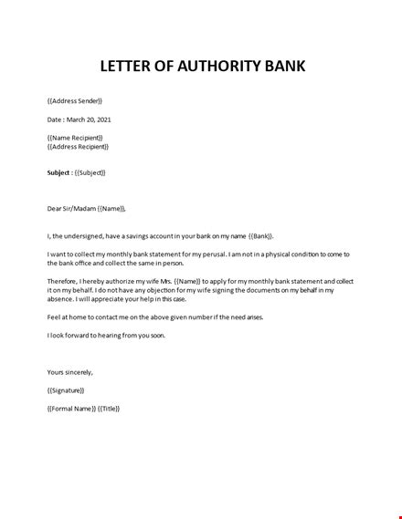 Sample Authorization Letter To Bank For Money Withdrawal Ca Club Riset