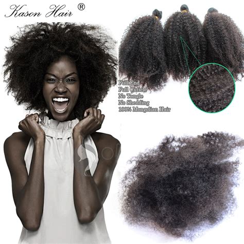8a Indian Afro Kinky Curly Virgin Human Hair Weave 3pcslot 100 Unprocessed Indian Human Hair