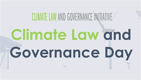 Climate Law And Governance Day Bennett Institute For Public Policy