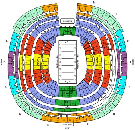 Qualcomm Stadium Parking Map