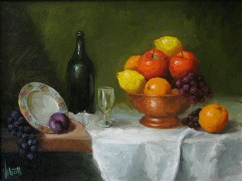 Still Life Paintings Of Fruit Bowls
