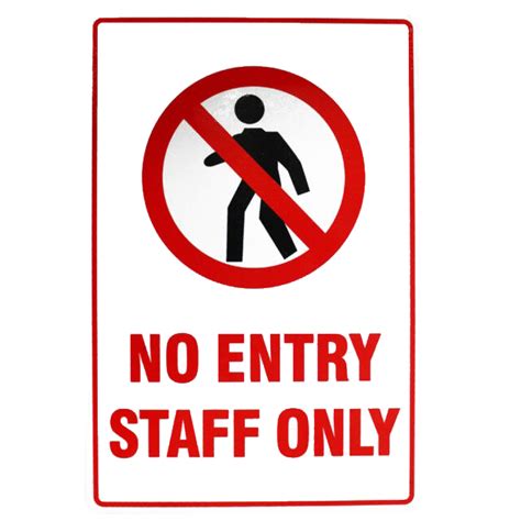 Staff Only Sign Png Photo Png All