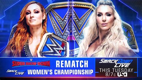Wwe Becky Vs Charlotte Rematch On Sd Wwe Tweets At The Rock For Sd 1000 Jr Calls Football