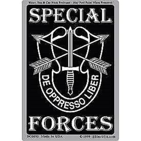 Army Special Forces De Oppresso Liber Car Window Military Sticker Decal