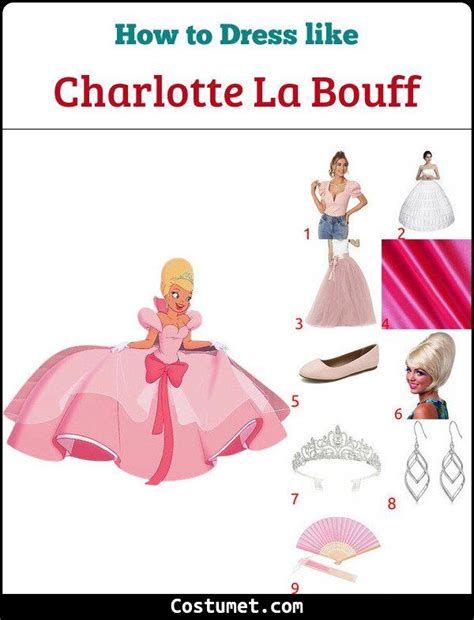 How To Dress Like Charlotte La Bouff From Barbie The Princess And The Frog