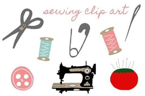 Sewing Clip Art Instant Download By Maybesparrowdesigns On Etsy