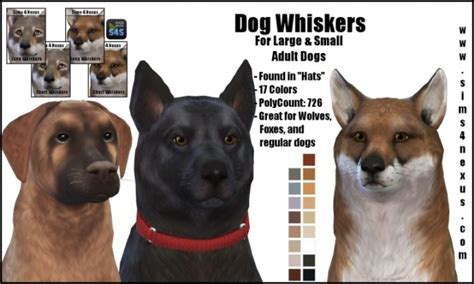 Dog Whiskers By Samanthagump At Sims 4 Nexus Sims 4 Updates