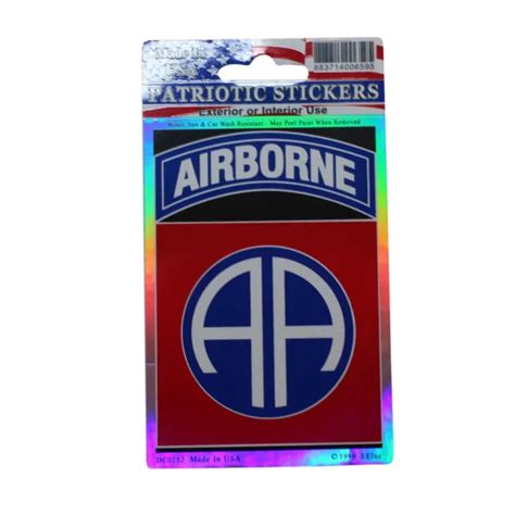 Us Army 82nd Airborne Division Sticker Decal Car Window Bumper S065