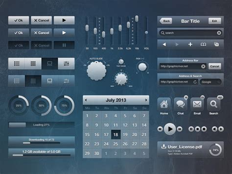New Ui Kit Preview By Lakmus On Deviantart