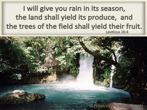 Bible Verses About God Sending Rain