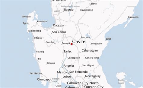 Cavite Tourist Spots Map