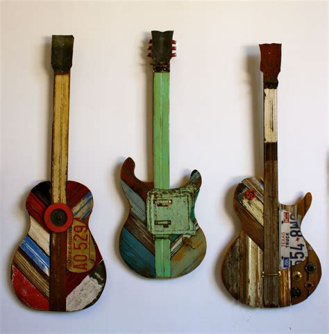 Artwork By Ridley Stallings Guitar Wall Art Reclaimed Wood Art Wood Art