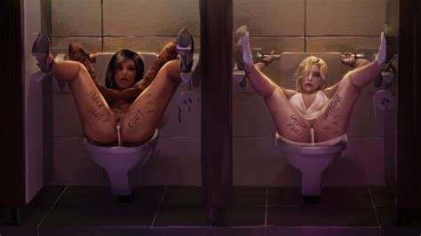 Rule 34 2girls After Sex Ass Bathroom Bathroom Stall Body Writing