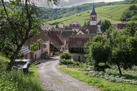 Small Rural Village Stock Image Image Of Alsatian Grey 11969183