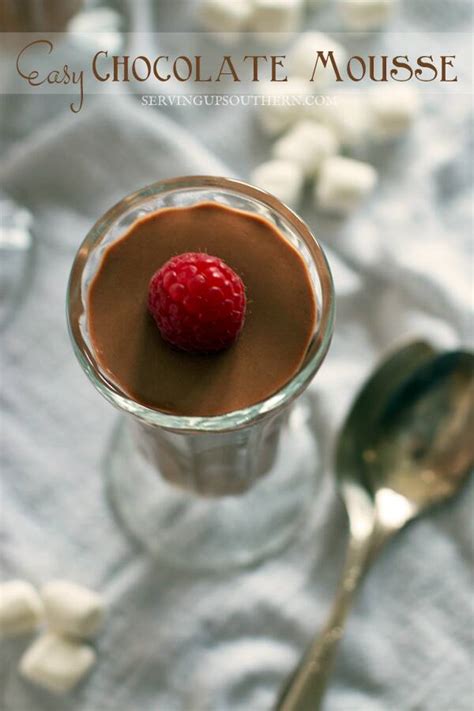Here we cook the egg yolk mixture to 160 degrees to kill off any potentially harmful bacteria. Easy Chocolate Mousse | Serving Up Southern