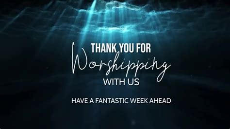 Copy Of Thank You For Worshipping With Us Postermywall