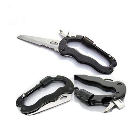 2015 Fashion 5 In 1 Outdoor Survival Aluminum Multifunctional Knife