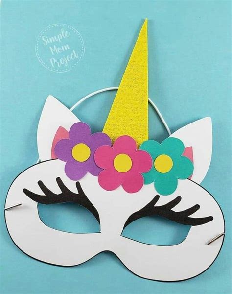 Pin By Xiomara Susceth On Projeto Carnaval Unicorn Mask Unicorn Face