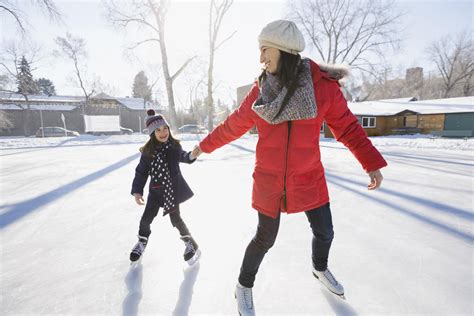 An ice rink is a frozen body of water where people can skate or play winter sports. Ice Skating for Tots and Pre-Schoolers