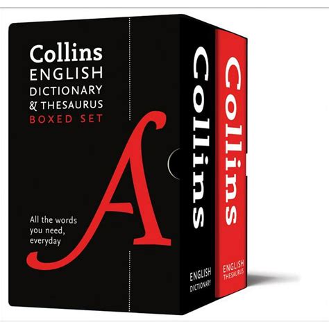 Collins English Dictionary And Thesaurus Boxed Set Edition 3
