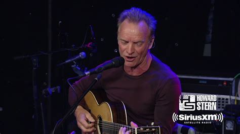 Sting Message In A Bottle Live On The Howard Stern Show Watch Sting