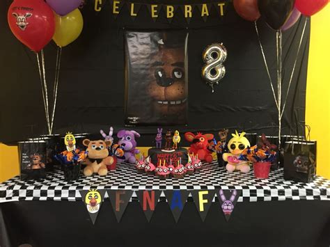 Five Nights At Freddys Party Decorations Fun Birthday Party Birthday