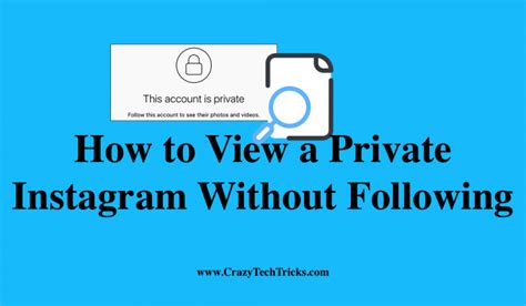 How To View A Private Instagram Without Following View Videos Or Photos
