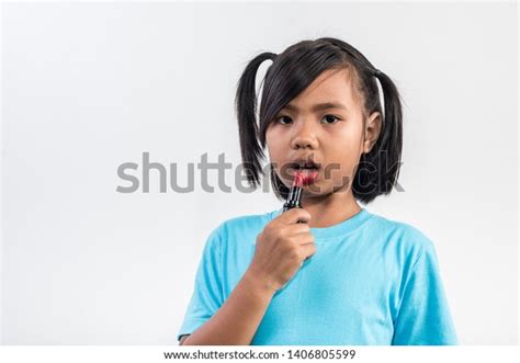 Portrait Little Girl Makeup Her Face Stock Photo 1406805599 Shutterstock