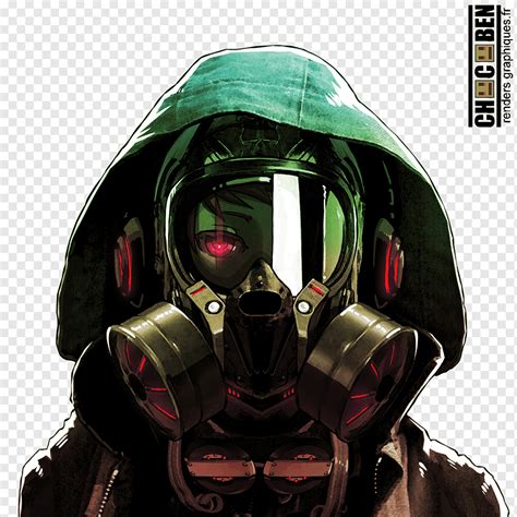 Gas Mask Anime Drawing Background Hacker Manga Desktop 920x920