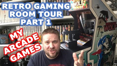 Retro Gaming Room Tour Part 1 My Arcade Games Retrocollection