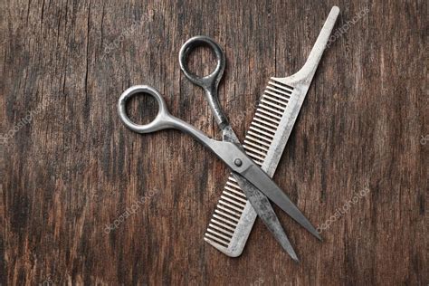 Vintage Scissors And Comb Stock Photo By ©belchonock 118121570