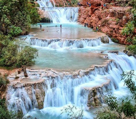 Supai Arizona Havasu Falls North America Travel Mother Nature Places To See Canyon