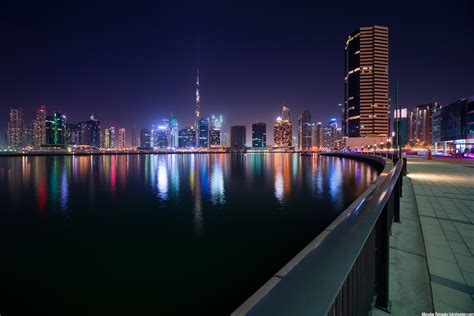 Late Evening At The Business Bay In Dubai Hdrshooter