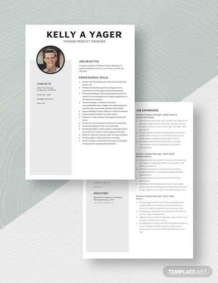 Formatting your cv correctly is necessary to make your document clear, professional and easy to read. Fashion Product Manager Resume/CV Template - Word (DOC) | Apple (MAC) Pages