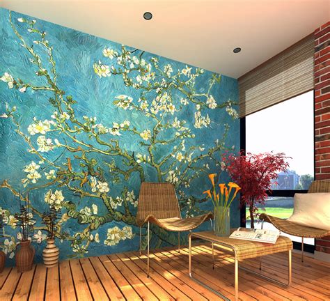 Floral Wall Mural Perfectly Addition To Any Living Room