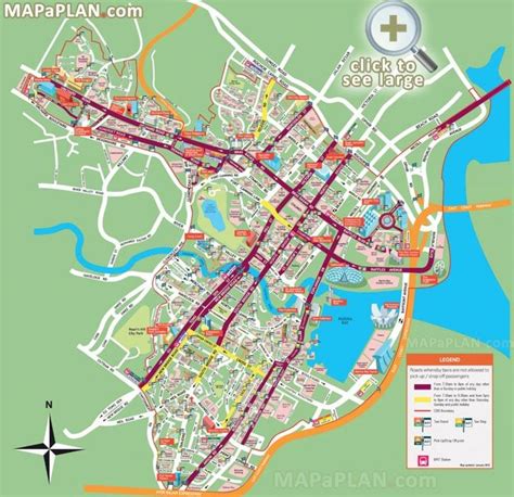 Намерете местни фирми, разглеждайте карти и изтегляйте упътвания за шофьори с google карти. Sg map - Map of Singapore city (Republic of Singapore)