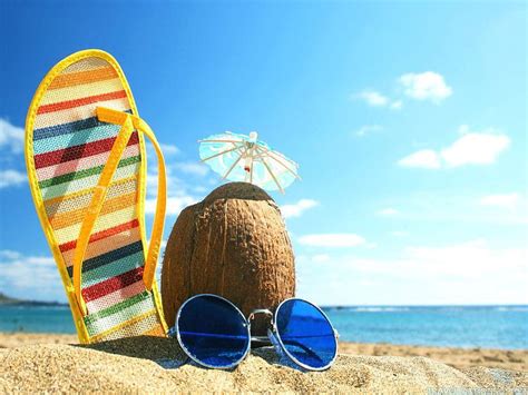 Background Fun Beach Summer Scene For Your Mobile And Tablet