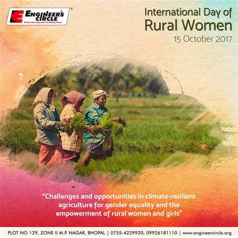 International Day Of Rural Women Recognizes The Role Of RuralWomen