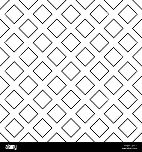 Seamless Abstract Monochrome Diagonal Square Pattern Background Design