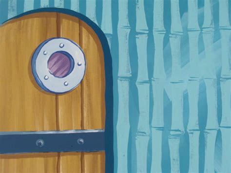Original Spongebob Door Animation Art Background Home