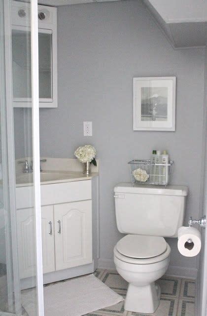 Not all basements are alike, of course. Bathroom paint color idea- Knitting Needles from Sherwin ...